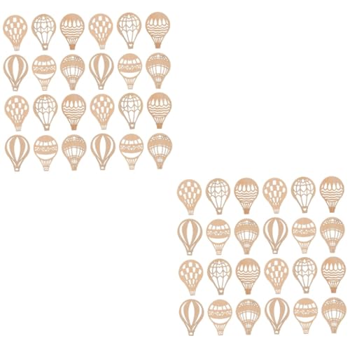 DOITOOL 2 Sätze Holzscheiben Unbemalt Heißluftballon Holz Ausschnitte Für Diy Bastelbedarf Natürliche Holzdeko Für Kindergeburtstage Kunstprojekte Und Schulprojekte 24 Stück * 2 DOITOOL 2 Sätze Holzscheiben Unbemalt Heißluftballon Holz Ausschnitte Für Diy Bastelbedarf Natürliche Holzdeko Für Kindergeburtstage Kunstprojekte Und Schulprojekte 24 Stück * 2 von DOITOOL