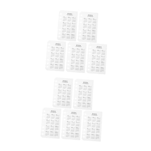 DOITOOL 2 Sätze Kalenderteiler Notizbuch-trennblätter Schule Hefter Mit Trennwänden Mehrere Für Ordner Trenner Ordnertrenner Schnellhefter Buchzubehör Bindemitteltrenner Pp 5 Stücke * 2 DOITOOL 2 Sätze Kalenderteiler Notizbuch-trennblätter Schule Hefter Mit Trennwänden Mehrere Für Ordner Trenner Ordnertrenner Schnellhefter Buchzubehör Bindemitteltrenner Pp 5 Stücke * 2 von DOITOOL