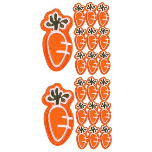 DOITOOL 2 Sätze Karotten Bügelpatches Hochwertige Stoffapplikationen Für Kleidung Taschen Und Diy Projekte Zum Dekorieren Und Reparieren Vielseitig Einsetzbar 10 Stück * 2 DOITOOL 2 Sätze Karotten Bügelpatches Hochwertige Stoffapplikationen Für Kleidung Taschen Und Diy Projekte Zum Dekorieren Und Reparieren Vielseitig Einsetzbar 10 Stück * 2 von DOITOOL
