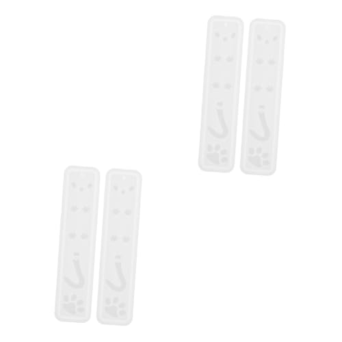 DOITOOL 2 Sätze Katzen -lesezeichenform Mini Klein Wiki Silikonform Für Epoxidharz Formen Für Harz Formen Aus Silikonharz Silikonformen Selber Machen Harzformen Kieselgel 2 Stück * 2 von DOITOOL