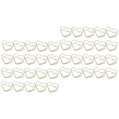 DOITOOL 2 Sätze Kreative Herzform Memo Clips Doppellagige Kartenhalter Für Notizen Fotos Dekorationen Für Hochzeiten Geburtstage Feiern Goldfarben Vielseitig Einsetzbar 20 Stück * 2 DOITOOL 2 Sätze Kreative Herzform Memo Clips Doppellagige Kartenhalter Für Notizen Fotos Dekorationen Für Hochzeiten Geburtstage Feiern Goldfarben Vielseitig Einsetzbar 20 Stück * 2 von DOITOOL