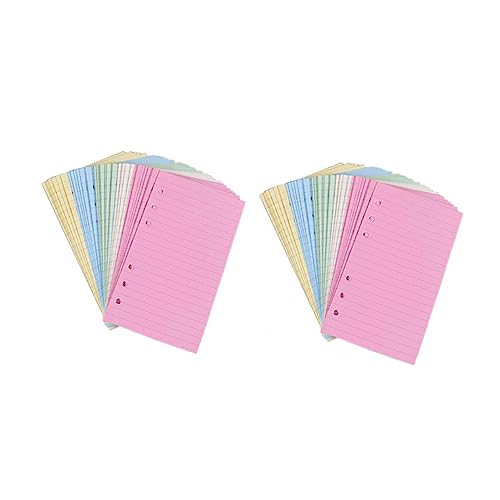 DOITOOL 2 Sätze Losblatt Notizbuch Innere Kern Einsätze Mit Notizblock Pastell Lose Gefüttertes Papier Linienpapier Nachfüllung Notizbücher Lernheft Bunt Auffüllen DOITOOL 2 Sätze Losblatt Notizbuch Innere Kern Einsätze Mit Notizblock Pastell Lose Gefüttertes Papier Linienpapier Nachfüllung Notizbücher Lernheft Bunt Auffüllen von DOITOOL