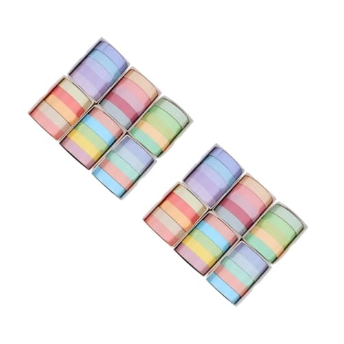 DOITOOL 2 Sätze Macaron-aufkleberrolle Pastellband Sammelalbum Klebrig Farbig Maskierung Schreibwaren Papier Klebeband Fotoalbumband Diy Klebeband Japanisches Papier 30 Rollen * 2 DOITOOL 2 Sätze Macaron-aufkleberrolle Pastellband Sammelalbum Klebrig Farbig Maskierung Schreibwaren Papier Klebeband Fotoalbumband Diy Klebeband Japanisches Papier 30 Rollen * 2 von DOITOOL