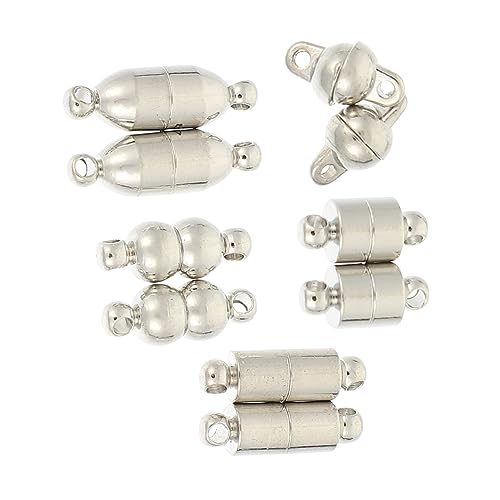 DOITOOL 2 Sätze Magnetverschluss Legierung Schmuck Verbindungselemente Für Diy Armband Und Halskette Für Schmuckherstellung Und Kreative 5 Paare * 2 von DOITOOL