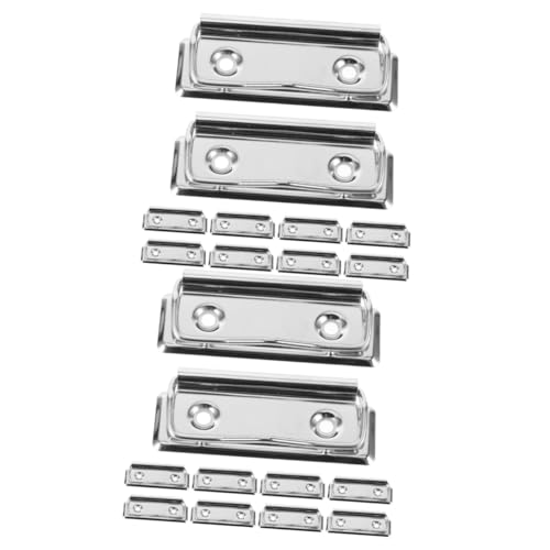 DOITOOL 2 Sätze Metall Klemmbrett Clips Robuste Büroklammern Für Dokumente Menüs Schreibprojekte Multifunktionale Klemmen Für Büro Zuhause Ohne Schutzkante 10 Stück * 2 von DOITOOL
