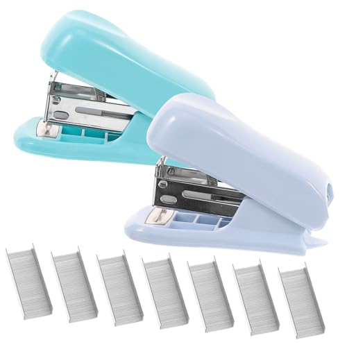 DOITOOL 2 Sätze Mini Heftgerät Farben Blau Grün Kreativer Kompakter Bürohefter für Schule und Zuhause Leichtes Handliches Desktop Tacker mit Reibungslosem Klammerlauf DOITOOL 2 Sätze Mini Heftgerät Farben Blau Grün Kreativer Kompakter Bürohefter für Schule und Zuhause Leichtes Handliches Desktop Tacker mit Reibungslosem Klammerlauf von DOITOOL