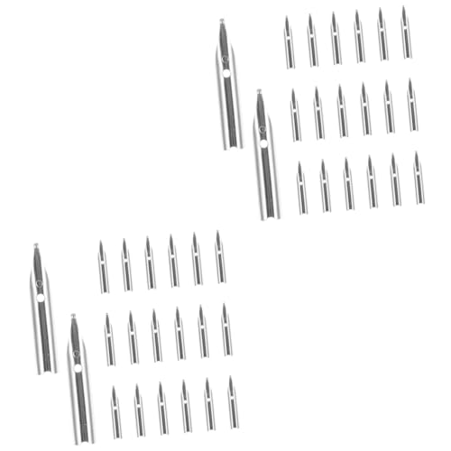 DOITOOL 2 Sätze Multifunktionale Stiftspitze Kalligraphie Brunnenstiftnibs Stiftspitzen Schreiben Stiftspitzen Für Tauchstifte Kugelschreiber Aus Glas Glasstift Silber 20 Stück * 2 DOITOOL 2 Sätze Multifunktionale Stiftspitze Kalligraphie Brunnenstiftnibs Stiftspitzen Schreiben Stiftspitzen Für Tauchstifte Kugelschreiber Aus Glas Glasstift Silber 20 Stück * 2 von DOITOOL