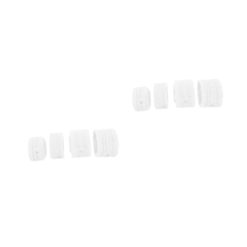 DOITOOL 2 Sätze Nichtelastisches Spitzenband Diy Stoffzubehör Für Kleidung Bastelprojekte Verpackungen Und Dekorationen Weiß 4 Stück * 2 von DOITOOL