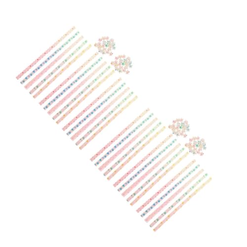 DOITOOL 2 Sätze Origami-papiermuster Sternfaltpapier Farbe Handwerk Farbiges Papier Sterne Sternpapierstreifen -origami-papierstreifen Origami-streifenpapier 400 Stück * 2 von DOITOOL