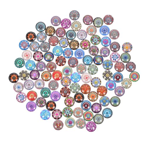 DOITOOL 2 Sätze Patches Diy Schmucksteine Dekorative Materialien Für Kreative Schmuckgestaltung Geeignet Für Halsketten Ohrringe Manschettenknöpfe Und Ringe 100 Stück * 2 von DOITOOL