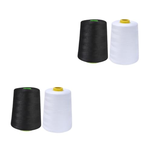 DOITOOL 2 Sätze Polyester Nähgarn Stickgarn Quiltgarn Nähgarn Schwarzes Nähgarn Bunter Stoff Nähen Schneidern Nähfaden Zum Nähen Stichwerkzeuge DIY Nähgarn 2 Stück * 2 von DOITOOL
