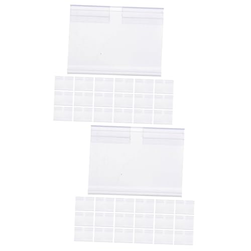 DOITOOL 2 Sätze Preisetikettenhalter Aus Transparent Für Regalbeschilderung Preisetiketten Displayständer Für Supermärkte Geschäfte Und Bekleidungsregale Leicht Zu 50 Stück * 2 DOITOOL 2 Sätze Preisetikettenhalter Aus Transparent Für Regalbeschilderung Preisetiketten Displayständer Für Supermärkte Geschäfte Und Bekleidungsregale Leicht Zu 50 Stück * 2 von DOITOOL