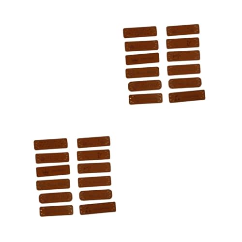 DOITOOL 2 Sätze Pu Leder Etiketten Mit Handgemachte Label Verschönerungen Für Kleidung Taschen Schuhe Und Hüte Verschiedene Farben Für Diy Und Scrapbooking 3 Packungen * 2 DOITOOL 2 Sätze Pu Leder Etiketten Mit Handgemachte Label Verschönerungen Für Kleidung Taschen Schuhe Und Hüte Verschiedene Farben Für Diy Und Scrapbooking 3 Packungen * 2 von DOITOOL