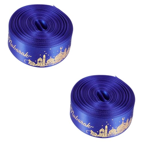 DOITOOL 2 Sätze Ramadan Geschenkband Yards Dekoratives Satinband Für Festliche Anlässe Und Geschenkverpackungen Für Ramadan Feiern Und Diy Projekte 2 Stücke * 2 DOITOOL 2 Sätze Ramadan Geschenkband Yards Dekoratives Satinband Für Festliche Anlässe Und Geschenkverpackungen Für Ramadan Feiern Und Diy Projekte 2 Stücke * 2 von DOITOOL