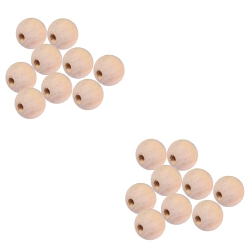 DOITOOL 2 Sätze Runde Holzperlen Naturfarbe Unbehandelte Spacerperlen Für Diy Schmuck Und Bastelprojekte Für Armbänder Und Heimdekoration 300 Stück * 2 DOITOOL 2 Sätze Runde Holzperlen Naturfarbe Unbehandelte Spacerperlen Für Diy Schmuck Und Bastelprojekte Für Armbänder Und Heimdekoration 300 Stück * 2 von DOITOOL
