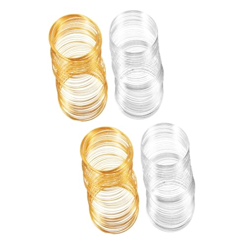 DOITOOL 2 Sätze Schmuckdraht Flexibles Diy Bastelzubehör Für Schmuckherstellung Für Armbänder Ohrringe 2 Rollen * 2 DOITOOL 2 Sätze Schmuckdraht Flexibles Diy Bastelzubehör Für Schmuckherstellung Für Armbänder Ohrringe 2 Rollen * 2 von DOITOOL