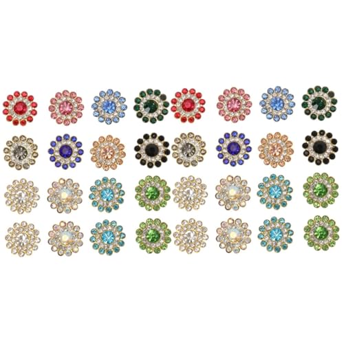 DOITOOL 2 Sätze Schnalle Mit Sonnenblumen-diamant Bunt Basteln Schmuck Süße Knöpfe Goldene Strasssteine Flache Metallknöpfe Strass Dekore Selber Machen Diy Liefert Legierung 100 Stück * 2 DOITOOL 2 Sätze Schnalle Mit Sonnenblumen-diamant Bunt Basteln Schmuck Süße Knöpfe Goldene Strasssteine Flache Metallknöpfe Strass Dekore Selber Machen Diy Liefert Legierung 100 Stück * 2 von DOITOOL
