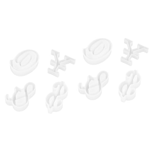 DOITOOL 2 Sätze Silikonformen Für Epoxidharz Diy Kristall Ornament Mould Decor Handgemachte Für Kreative Bastelprojekte Für Schmuckliebhaber Und Dekoration 4 Stück * 2 von DOITOOL