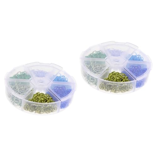 DOITOOL 2 Sätze Sprungring -verbindungsring Herstellung Stecker Schlüssel Reifen Sprungringzange Für Schmuck Biegeringe Offene Sprungringe Kette Biegering Aluminium 2box*2 DOITOOL 2 Sätze Sprungring -verbindungsring Herstellung Stecker Schlüssel Reifen Sprungringzange Für Schmuck Biegeringe Offene Sprungringe Kette Biegering Aluminium 2box*2 von DOITOOL