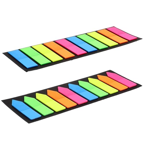 DOITOOL 2 Sätze Sticky Tabs Beschreibbare Haftnotizen Selbstklebend für Büro Schule und Markieren von Büchern und Notizen DOITOOL 2 Sätze Sticky Tabs Beschreibbare Haftnotizen Selbstklebend für Büro Schule und Markieren von Büchern und Notizen von DOITOOL