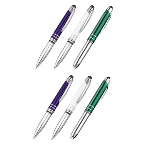 DOITOOL 2 Sätze Stift Led Leichter Kugelschreiber Multifunktionaler Kugelschreiber Beleuchteter Kugelschreiber Kapazitiver Kugelschreiber Mini-kugelschreiber Metall 3 Stücke * 2 DOITOOL 2 Sätze Stift Led Leichter Kugelschreiber Multifunktionaler Kugelschreiber Beleuchteter Kugelschreiber Kapazitiver Kugelschreiber Mini-kugelschreiber Metall 3 Stücke * 2 von DOITOOL