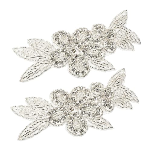 DOITOOL 2 Sätze Strass Aufnäher Zum Nähen Dekorative Patches Für Kleidung Diy Handwerksprojekte Vielseitige Applikationen Für Hochzeitskleider Und Accessoires 2 Stücke * 2 DOITOOL 2 Sätze Strass Aufnäher Zum Nähen Dekorative Patches Für Kleidung Diy Handwerksprojekte Vielseitige Applikationen Für Hochzeitskleider Und Accessoires 2 Stücke * 2 von DOITOOL