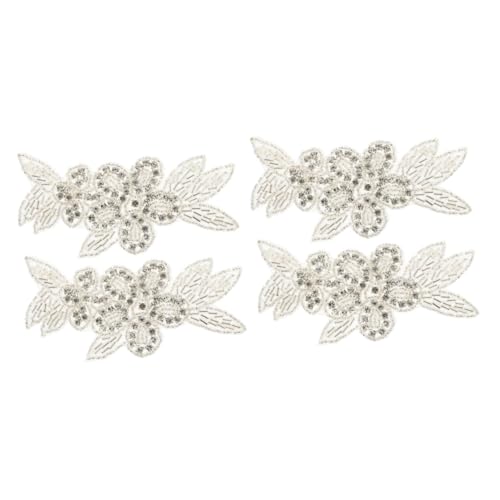 DOITOOL 2 Sätze Strass Patches Zum Nähen Hochwertige Applikationen Für Kleidung Gürtel Und Diy Projekte Für Hochzeiten Und Handarbeiten 2 Stücke * 2 von DOITOOL