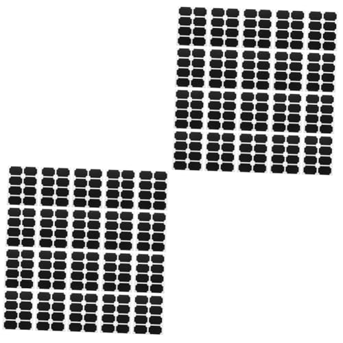 DOITOOL 2 Sätze Tafel Etikettenaufkleber Tafel Etiketten Etikettenaufkleber Für Lebensmittelbehälter Lebensmitteletiketten Tafel Aufkleber Etiketten Kleine Glasetiketten 20 Blätter * 2 von DOITOOL