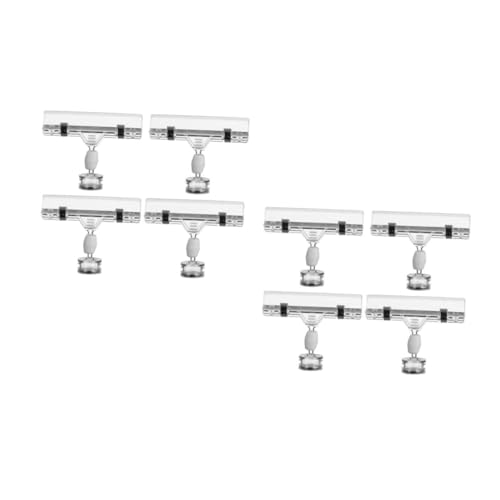 DOITOOL 2 Sätze Tag Clips Transparente Magnetclips Für Supermarkt Werbung Preisständer Und Display Halter Für Etiketten Und Informationsanzeigen 4 Stücke * 2 von DOITOOL