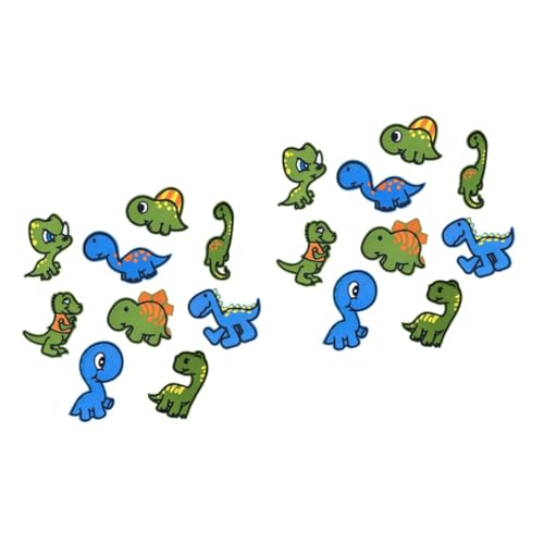 DOITOOL 2 Sätze Teiliges Cartoon Dinosaurier Bestickte Applikationen Für Kleidung Jeans Diy Projekte Niedliche Stoffflicken Für Taschen Hüte Mehr 9 Stück * 2 von DOITOOL