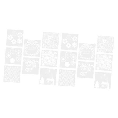 DOITOOL 2 Sätze Teiliges Diy Blumenmalerei Schablonen Zeichenschablonen Für Kreative Wandgestaltung Und Kunstprojekte Leicht Und Tragbar Für Erwachsene 12 Stück * 2 von DOITOOL