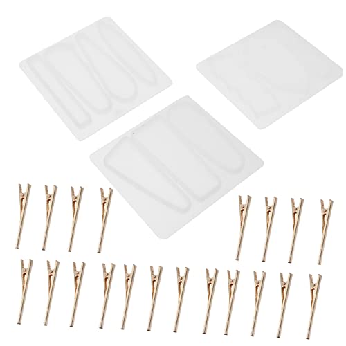 DOITOOL 2 Sätze Teiliges Diy Haarklammer Silikonform Set Kreative Gießformen Für Handgemachten Schmuck Flexibel Und Wiederverwendbar Für Haarschmuckgestaltung 23 Stück * 2 von DOITOOL