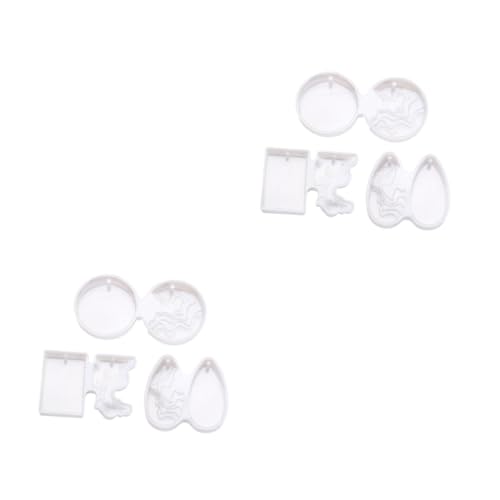 DOITOOL 2 Sätze Teiliges Diy Kristall Epoxidharz Formset Silikon Gießform Für Kreative Anhänger Dekorationen Und Schmuckherstellung Für Bastelprojekte Und 3 Stück * 2 DOITOOL 2 Sätze Teiliges Diy Kristall Epoxidharz Formset Silikon Gießform Für Kreative Anhänger Dekorationen Und Schmuckherstellung Für Bastelprojekte Und 3 Stück * 2 von DOITOOL