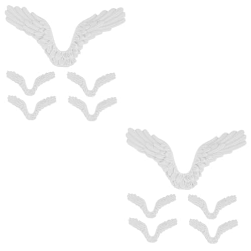DOITOOL 2 Sätze Teiliges Engel Dekoration Kunststoff Diy Engel Accessoires Für Heimdekoration Weihnachten Und Bastelprojekte 5 Stück * 2 von DOITOOL