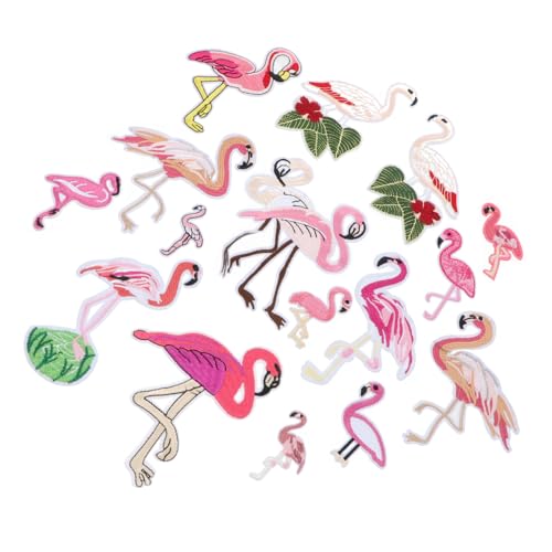 DOITOOL 2 Sätze Teiliges Flamingo Stickmuster Set Diy Gestickte Applikationen Für Kleidung Taschen Und Bastelprojekte Zum Aufnähen Oder Aufbügeln Für Gestaltung 16 Stück * 2 DOITOOL 2 Sätze Teiliges Flamingo Stickmuster Set Diy Gestickte Applikationen Für Kleidung Taschen Und Bastelprojekte Zum Aufnähen Oder Aufbügeln Für Gestaltung 16 Stück * 2 von DOITOOL