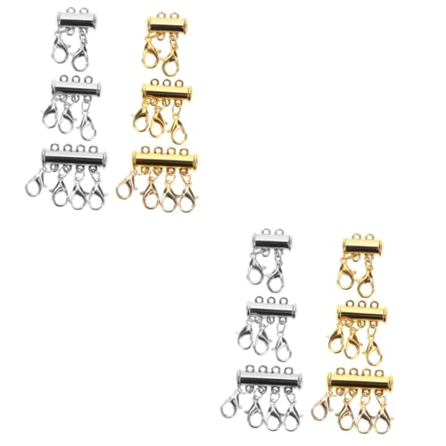 DOITOOL 2 Sätze Teiliges Magnetverschluss Für Mehrschichtige Schmuckverschluss Und Separator Für Diy Schmuck Für Armbänder Und Projekte 6 Stücke * 2 DOITOOL 2 Sätze Teiliges Magnetverschluss Für Mehrschichtige Schmuckverschluss Und Separator Für Diy Schmuck Für Armbänder Und Projekte 6 Stücke * 2 von DOITOOL