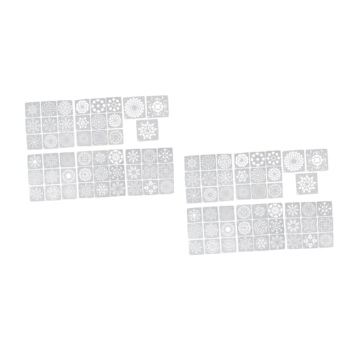 DOITOOL 2 Sätze Teiliges Mandala Schablonen Wiederverwendbarem Für Kreative Malprojekte Diy Kunsthandwerk Und Dekoration Von Möbeln Und Wänden 48 Stück * 2 DOITOOL 2 Sätze Teiliges Mandala Schablonen Wiederverwendbarem Für Kreative Malprojekte Diy Kunsthandwerk Und Dekoration Von Möbeln Und Wänden 48 Stück * 2 von DOITOOL