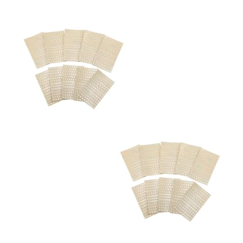 DOITOOL 2 Sätze Teiliges Selbstklebende Buchstabenaufkleber Gold Hohe Metalletiketten Für Ätherische Öle Etiketten Für Flaschen Und Dosen Einfache Organisation Und Dekoration 10 Stück * 2 von DOITOOL