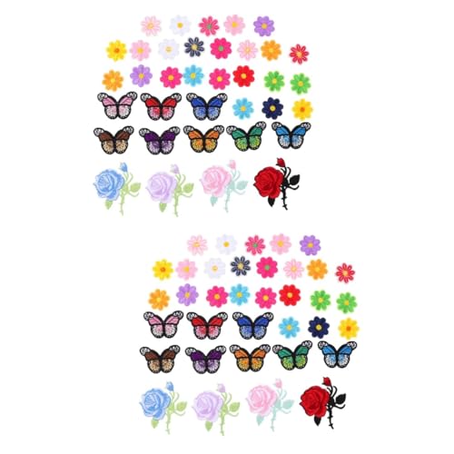 DOITOOL 2 Sätze Teiliges Set Blumenstoff Patches Diy Klebe Patches Für Kleidung Applikationen Reparatur Und Dekoration Für Designs Und Kreative Upcycling Projekte 36 Stück * 2 DOITOOL 2 Sätze Teiliges Set Blumenstoff Patches Diy Klebe Patches Für Kleidung Applikationen Reparatur Und Dekoration Für Designs Und Kreative Upcycling Projekte 36 Stück * 2 von DOITOOL