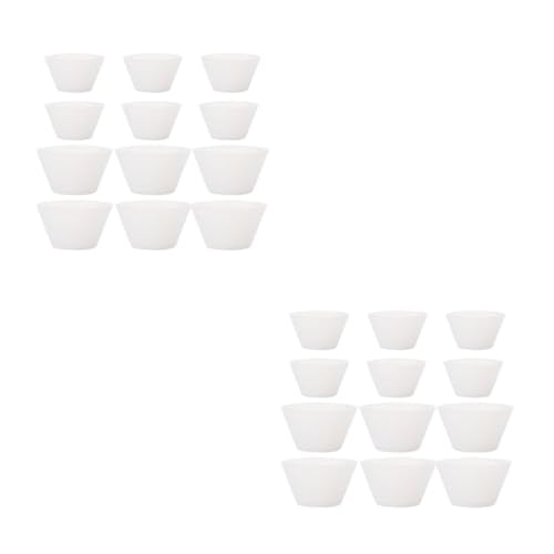 DOITOOL 2 Sätze Teiliges Silikon Mischbecher Für Diy Handwerk Wiederverwendbare Epoxidharz Mixing Cups Für Gießen Formen Und Bastelprojekte 20 Stück * 2 von DOITOOL