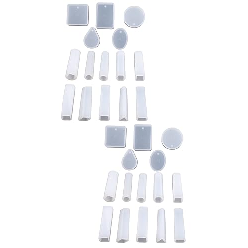 DOITOOL 2 Sätze Teiliges Silikon Mold Set für Schmuckherstellung Diy Formen für Anhänger Ohrringe und Mehr für Kreative Bastelprojekte von DOITOOL