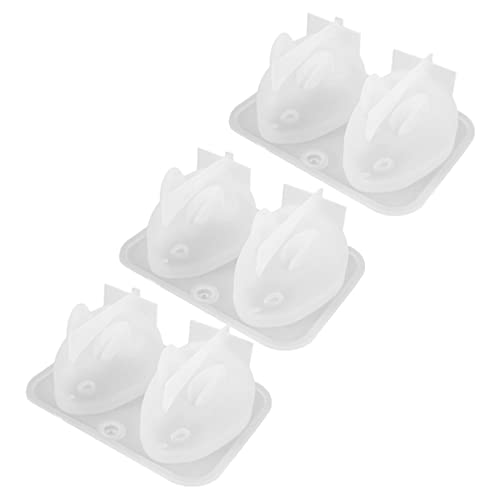 DOITOOL 2 Sätze Teiliges Silikonform Für Diy Cartoon Kaninchen Gießform Für Bastelprojekte Und Schmuckherstellung Leicht Zu Reinigen Und Flexibel 3 Stücke * 2 DOITOOL 2 Sätze Teiliges Silikonform Für Diy Cartoon Kaninchen Gießform Für Bastelprojekte Und Schmuckherstellung Leicht Zu Reinigen Und Flexibel 3 Stücke * 2 von DOITOOL