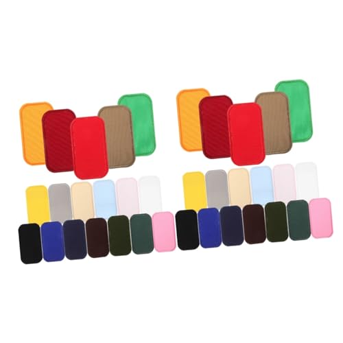 DOITOOL 2 Sätze Teiliges Stoffreparatur Patches Für Diy Projekte Aufnäher Zum Aufnähen Für Kleidung Taschen Und Hüte Für Basteln Und Reparaturen Schwer Vielseitig Einsetzbar 18 Stücke * 2 von DOITOOL