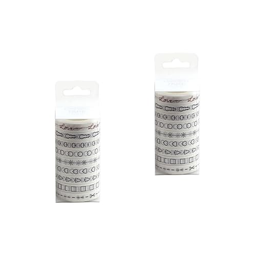 DOITOOL 2 Sätze Teiliges Washi Tape Set Ästhetische Diy Klebebänder Für Scrapbooking Journaling Und Geschenkverpackung Leicht Abziehbar Hinterlassen Rückstände 9 Stück * 2 DOITOOL 2 Sätze Teiliges Washi Tape Set Ästhetische Diy Klebebänder Für Scrapbooking Journaling Und Geschenkverpackung Leicht Abziehbar Hinterlassen Rückstände 9 Stück * 2 von DOITOOL