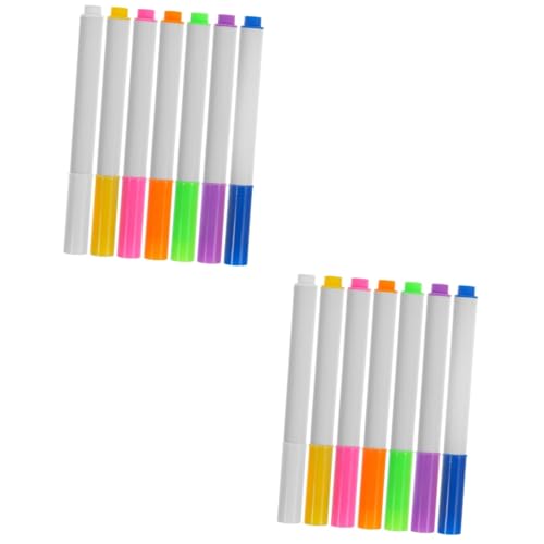 DOITOOL 2 Sätze Teiliges Wiederverwendbare Abwaschbare Marker Für Whiteboard Zeichenstifte Für Filzstifte Mit Selbstverschließendem Beutel Für Schule Und Büro 7 Stück * 2 DOITOOL 2 Sätze Teiliges Wiederverwendbare Abwaschbare Marker Für Whiteboard Zeichenstifte Für Filzstifte Mit Selbstverschließendem Beutel Für Schule Und Büro 7 Stück * 2 von DOITOOL