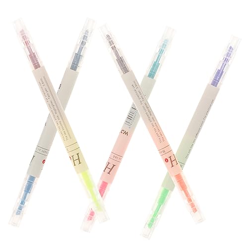 DOITOOL 2 Sätze Textmarker Farbige Markierung Tragbarer Markierungsstift Stiftmarker Fluoreszierender Stift Marker Stift Plastik Bunt 5 Stücke * 2 DOITOOL 2 Sätze Textmarker Farbige Markierung Tragbarer Markierungsstift Stiftmarker Fluoreszierender Stift Marker Stift Plastik Bunt 5 Stücke * 2 von DOITOOL