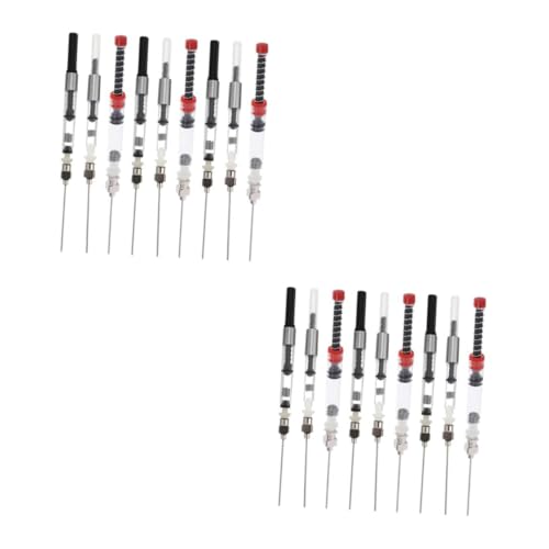 DOITOOL 2 Sätze Tintenabsorber Kalligraphie Pen Einziehbarer Füllfederhalter Werkzeuge Zur Herstellung Von Füllfederhaltern Füllfederhalter Nachfüllbar Füller Rostfreier Stahl 9 Stück * 2 von DOITOOL