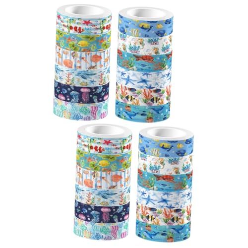 DOITOOL 2 Sätze Unterwasserbiotape Journal -aufkleber Handwerk Tagebuch Journaling Bausätze Tierisches Washi-tape Dekoratives Klebeband Washi Tape Zum Aufzeichnen Kinderband 12 Rollen * 2 DOITOOL 2 Sätze Unterwasserbiotape Journal -aufkleber Handwerk Tagebuch Journaling Bausätze Tierisches Washi-tape Dekoratives Klebeband Washi Tape Zum Aufzeichnen Kinderband 12 Rollen * 2 von DOITOOL