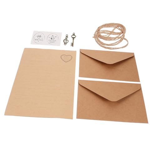 DOITOOL 2 Sätze Vintage Briefpapier Set mit Briefpapier und Umschlägen Edles Schreibset mit Warmen Mustern Praktisch und Glatt Schreibend als Geschenk für Schreibbegeisterte DOITOOL 2 Sätze Vintage Briefpapier Set mit Briefpapier und Umschlägen Edles Schreibset mit Warmen Mustern Praktisch und Glatt Schreibend als Geschenk für Schreibbegeisterte von DOITOOL