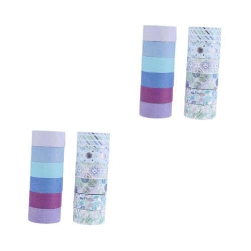 DOITOOL 2 Sätze Washi-tape Scrapbooking Zubehör Büroartikel Wand Polsterung Handwerk Mit Doppelseitigem Klebeband Streifen Heimwerkerbedarf Für Handkonto Diy Klebeband Papier 12 Rollen * 2 DOITOOL 2 Sätze Washi-tape Scrapbooking Zubehör Büroartikel Wand Polsterung Handwerk Mit Doppelseitigem Klebeband Streifen Heimwerkerbedarf Für Handkonto Diy Klebeband Papier 12 Rollen * 2 von DOITOOL